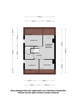 Plattegrond - Landstraat 1, 4527 CW Aardenburg - 1e verdieping.jpg